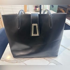 Zara black tote bag